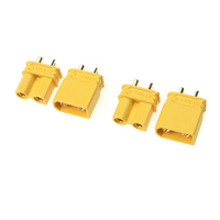 G-Force 1033-001 Connector - XT-30U - Gold Plated - Male + Female (2 Pairs) - GF-1033-001