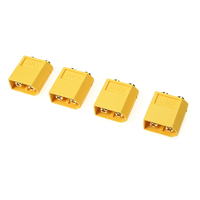 G-Force 1042-003 Connector - XT-60PB - Gold Plated - Female (4) - GF-1042-003