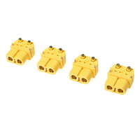 G-Force 1043-002 Connector - XT-60PW - Gold Plated - Male (4) - GF-1043-002