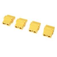 G-Force 1044-002 Connector - XT-60PT - Gold Plated - Male (4) - GF-1044-002