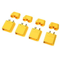 G-Force 1053-003 Connector - XT-90H - w/ Cap - Gold Plated - Female (4) - GF-1053-003