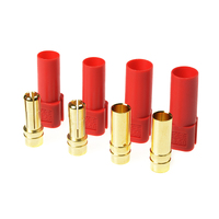 G-Force 1055-002 Connector - XT-150 - Gold Plated - Male + Female - Red (2 Pairs) - GF-1055-002