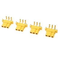 G-Force 1086-002 Connector - MR-30PW 3-Pole - Gold Plated - Male (4) - GF-1086-002