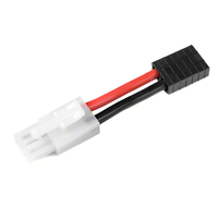 G-Force 1301-040 Power Adapter Lead - Tamiya Socket <=> TRX Plug - 14AWG Silicone Wire (1) - GF-1301-040