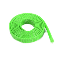G-Force 1476-024 Wire Protection Sleeve - Braided - 8mm - Neon Green - 1m - GF-1476-024