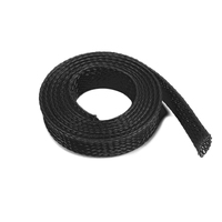 G-Force 1476-030 Wire Protection Sleeve - Braided - 10mm - Black - 1m - GF-1476-030