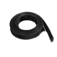 G-Force 1476-040 Wire Protection Sleeve - Braided - 14mm - Black - 1m - GF-1476-040