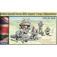 Gecko 1/35 British Special Forces with Support Troops (Afghanistan) Plastic Model Kit