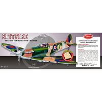 Guillow's 403LC Spitfire - Laser Cut Balsa Plane Model Kit - GUI-403LC