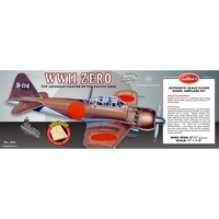 Guillow's Zero - Laser Cut Balsa Plane Model Kit