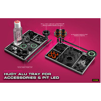 HUDY ALU TRAY FOR ACCESSORIES & PIT LED - HD109880