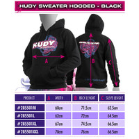 HUDY SWEATER HOODED - BLACK X - HD285501XXL