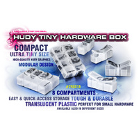 HUDY TINY HARDWARE BOX - 8-COMPARTMENTS - HD298018