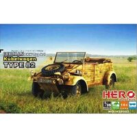 Hero Hobby H35002 1/35 Kubelwagen TYPE82 (Basic Type) Plastic Model Kit - HH35002