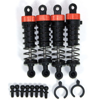 HELION HLNA0012 FRONT & REAR SHOCK SET WITH BALL STUDS (ANIMUS)