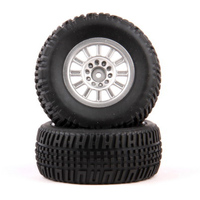 HELION HLNA0077 TIRES. MOUNTED. SILVER WHEEL. PAIR (DOMINUS. SC) - HLNA0077