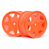 HPI Ultra 7 Wheels Orange 35mm (2Pcs) [100623]