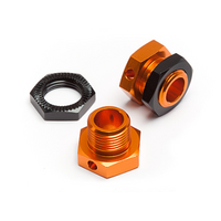 HPI 101785 5mm Hex Wheel Adapters Trophy Buggy (Orange/Black) - HPI-101785
