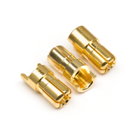 HPI 101952 Male Gold Connectors (6.0mm Dia) (3 Pcs) - HPI-101952