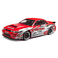 HPI 113086 Nissan S13/Discount Tire Painted Body (Nitro 3/200mm)