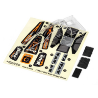 HPI 114283 Q32 Baja Buggy Body And Wing Set (Clear) - HPI-114283