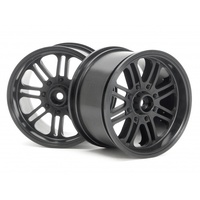 HPI 3136 8 Spoke Wheel Black (83X56mm/2Pcs) - HPI-3136