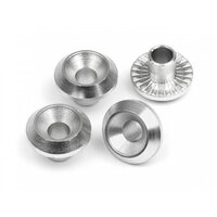 HPI Wheel Washer (Silver/4Pcs) [86985]