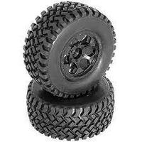 HOBBYTECH DB8SL and Short Course premounted tyres on black rims - HT-471