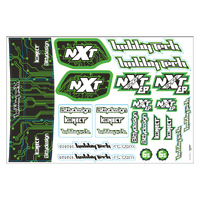 HOBBYTECH Green Stickers Spirit NXT EP 2.0 - HT-STICK-NXTEP-2.0
