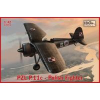 IBG 1/32 PZL P.11c Polish Fighter Plastic Model Kit [32001]