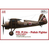 IBG 1/32 PZL P.11c Polish Fighter - LIMITED EDITION Plastic Model Kit [32003L]