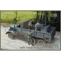 IBG 1/35 EINHEITS DIESEL with small field kitchen Hf.14 Plastic Model Kit [35007]