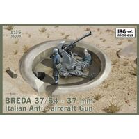 IBG 1/35 BREDA 37/54 37mm Italian Anti-aircraft Gun Plastic Model Kit [35009]