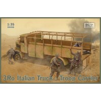 IBG 1/35 3Ro Italian Truck Troop Carrier Plastic Model Kit [35055]