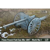 IBG 1/35 75mm French Field Gun Mle 1897 - World War I Plastic Model Kit [35067]
