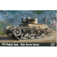 IBG 1/35 7TP Polish Tank-Twin Turret Plastic Model Kit [35071]