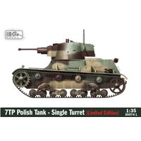 IBG 1/35 7TP Polish Tank - Single Turret LIMITED EDITION Plastic Model Kit [35074]