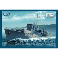 IBG 1/700 HMS Middleton 1943 Hunt II class destroyer Plastic Model Kit [70005]