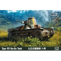 IBG 1/72 Type 95 Ha-Go Japanese Light Tank Plastic Model Kit [72088]