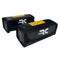 2PC I’M RC LIPO BATTERY SAFE BAG FIREPROOF 18.5x7.5x6cm x 2PCS IM165