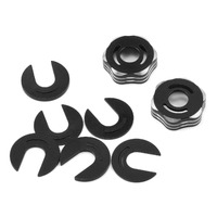 RC8B3 | RC8B3e suspension arm cap and camber shim set - black