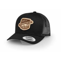 JCONCEPTS JConcepts - Heritage 21 hat - round bill, mesh, snap-back design - Black - JC2915RB