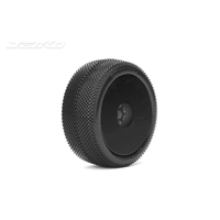 Jetko 1/8 RED DEVIL Buggy Tyres (Dish/Black Rim/Super Soft) (2pcs) [1007DBSSG]