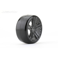 Jetko 1/8 GT BUSTER Tyres (Claw Rim/Black/Ultra Soft/Belted) (2pcs) [1101CBUSGB]