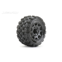 Jetko 1/10 ST 2.8 EX-KING COBRA Tyres (Claw Rim/Black/Medium Soft/17mm) [2702CBMSGNB4]
