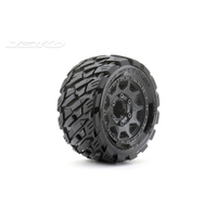Jetko 1/10 ST 2.8 EX-ROCKFORM Tyres (Claw Rim/Black/Medium Soft/14mm) [2703CBMSGNB3]