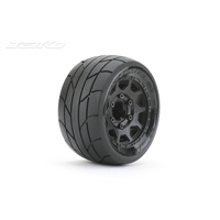 Jetko 1/10 ST 2.8 EX-SUPER SONIC Tyres (Claw Rim/Black/Med Soft/12mm/Narrow) (2pcs) [2704CBMSGNB1]