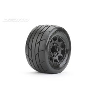 Jetko 1/10 MT 2.8 EX-SUPER SONIC Tyres (Claw Rim/Black/Med Soft/Narrow/12mm 0 o/s) [2804CBMSGNB1]