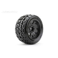 Jetko 1/5 XMT EX-TOMAHAWK Tyres (Claw Rim/Black/Medium Soft/24mm/Belted) (2pcs) [5801CBMSGBB2]