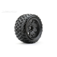 Jetko 1/5 XMT EX-KING COBRA Tyres (Claw Rim/Black/Medium Soft/24mm/Belted) (2pcs) [5802CBMSGBB1]